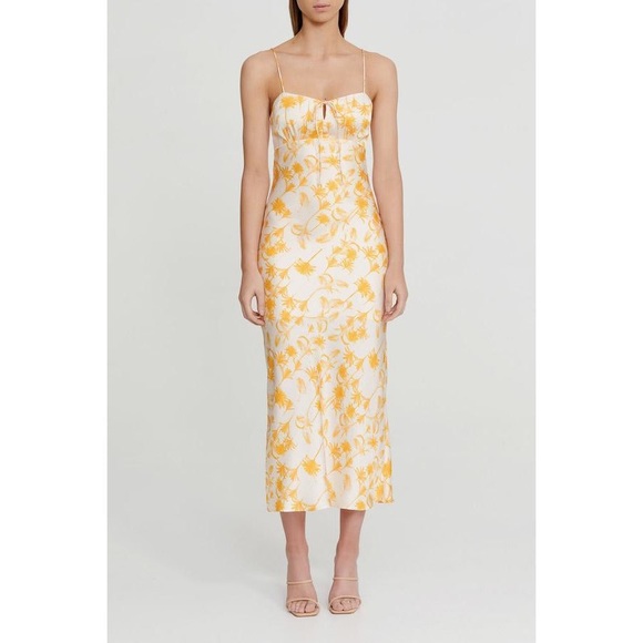 Significant Other Palm Tree Print Midi Dress - Picture 2 of 9